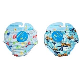 GREEN SPROUTS i Play Swimsuit Diaper Size 6 months- 2 Pairs